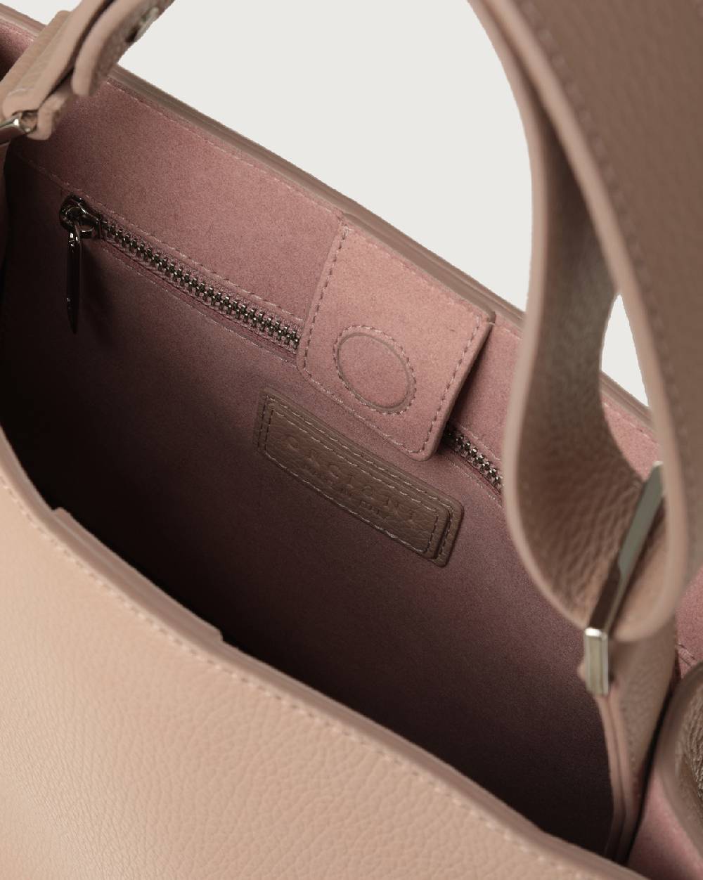 Orciani Borsa Sveva Sense Media a spalla in pelle con tracolla Qualità