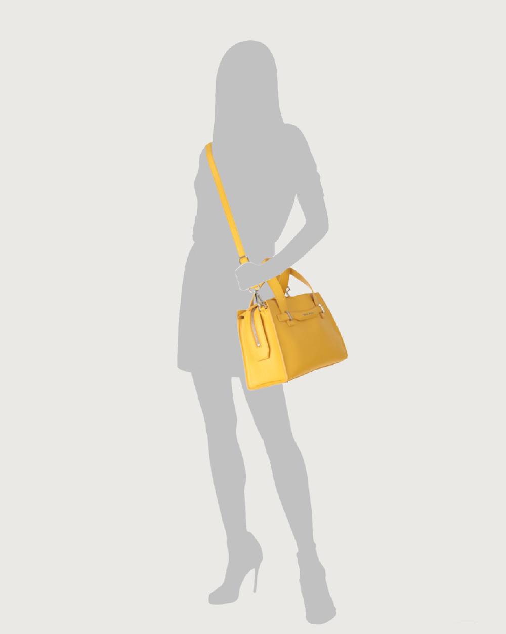 Orciani Borsa a mano POSH Medium Premium in pelle con tracolla Soddisfazione Garantita