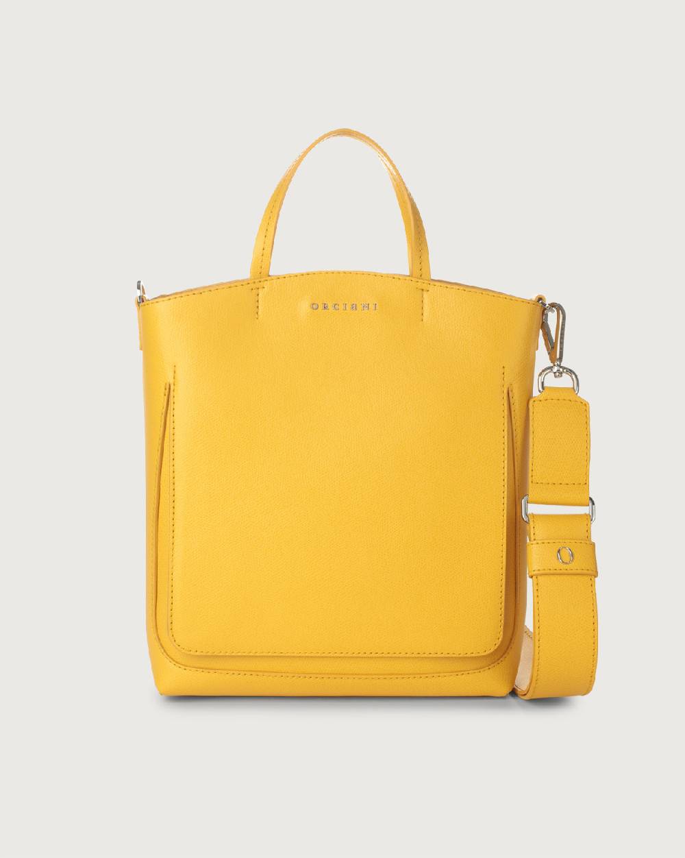 Orciani Shopper piccola Vulona S Premium in pelle Qualità Garantita