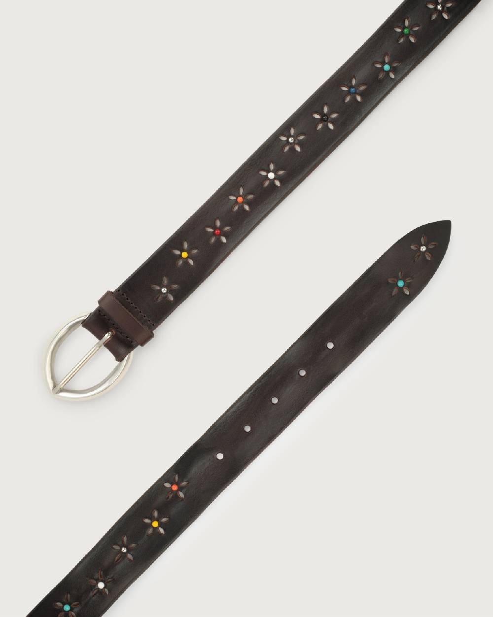 Orciani Cintura Bull Soft B in cuoio con borchie Affare Del Giorno