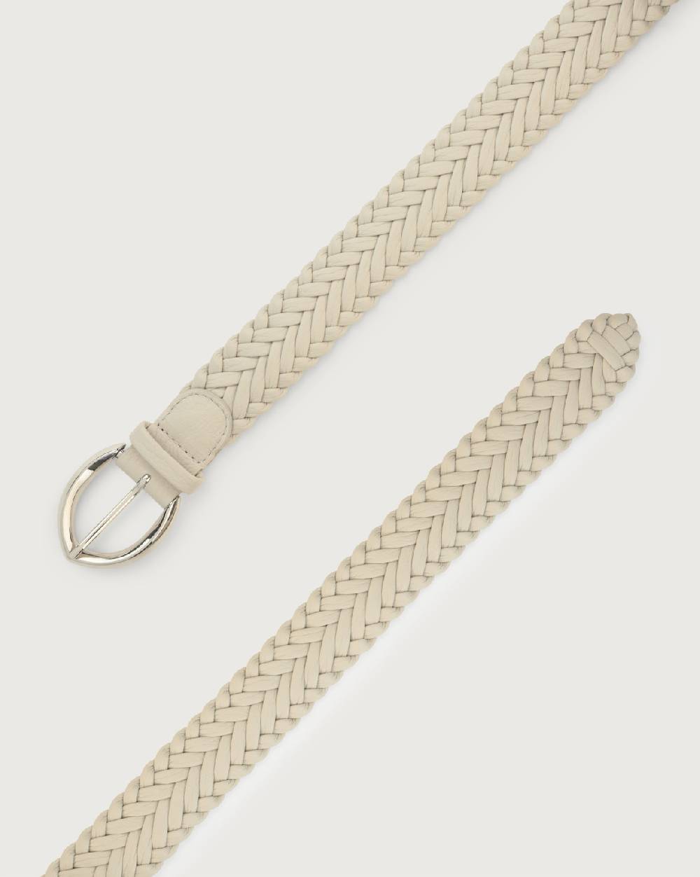 Orciani Cintura intrecciata Sense in pelle 3,5 cm Novità
