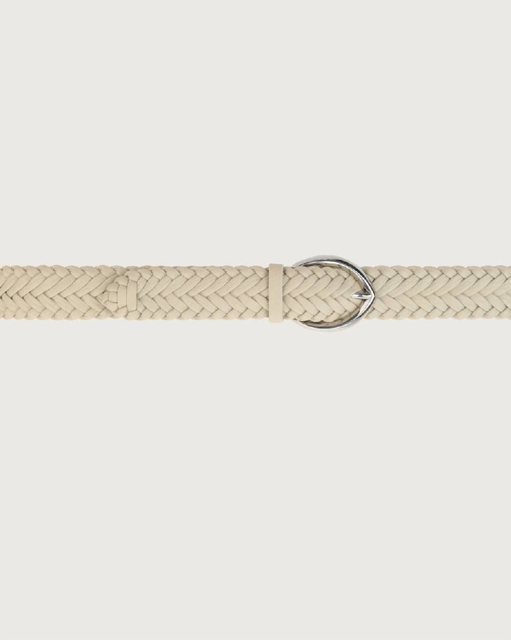 Orciani Cintura intrecciata Sense in pelle 3,5 cm Novità