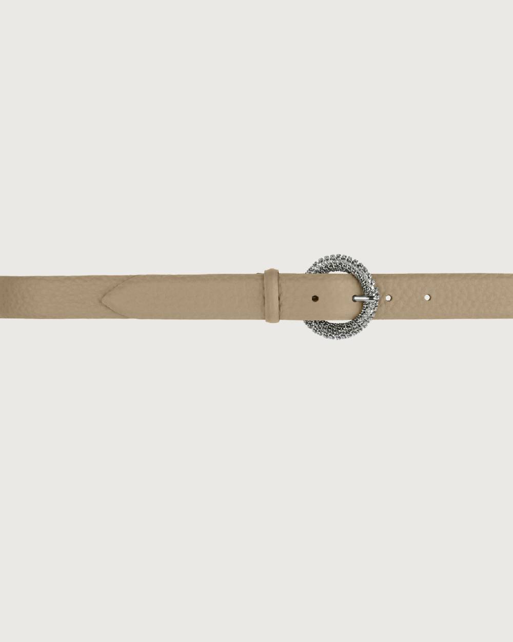 Orciani Cintura Soft in pelle fibbia chain Outlet