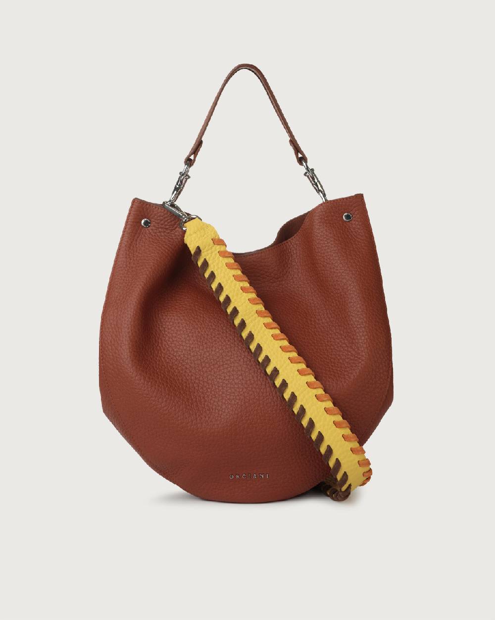Orciani Tracolla crossbody Ethnic Soft in pelle Saldi Di Fabbrica