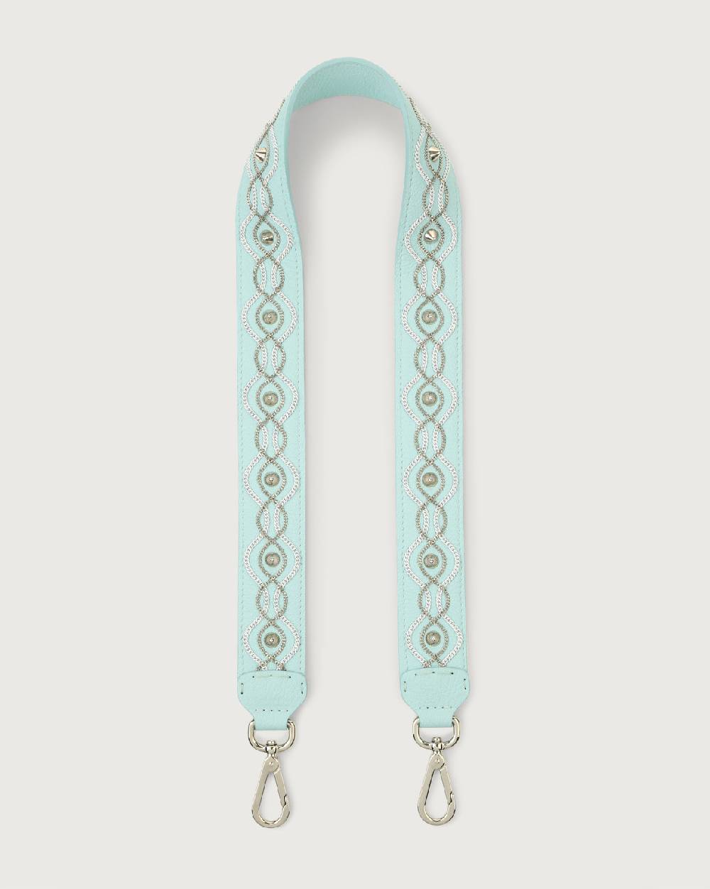 Orciani Tracolla White Chain in pelle Negozio