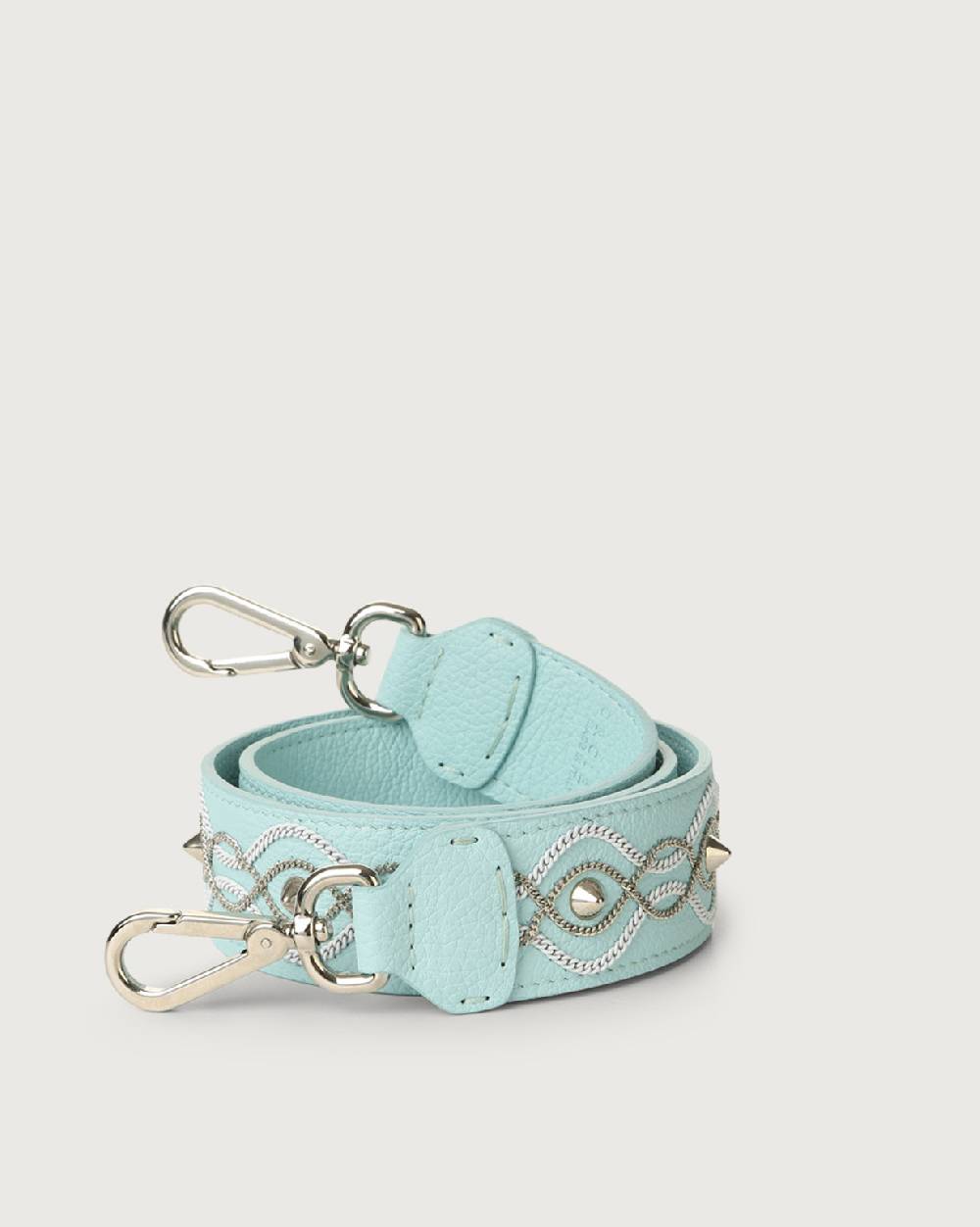 Orciani Tracolla White Chain in pelle Negozio