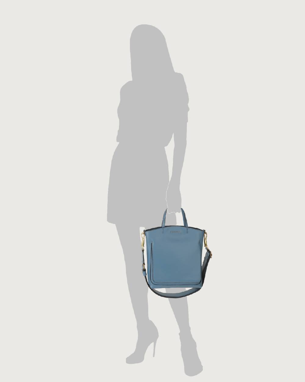 Orciani Shopper piccola Vulona S Couture in pelle Italia