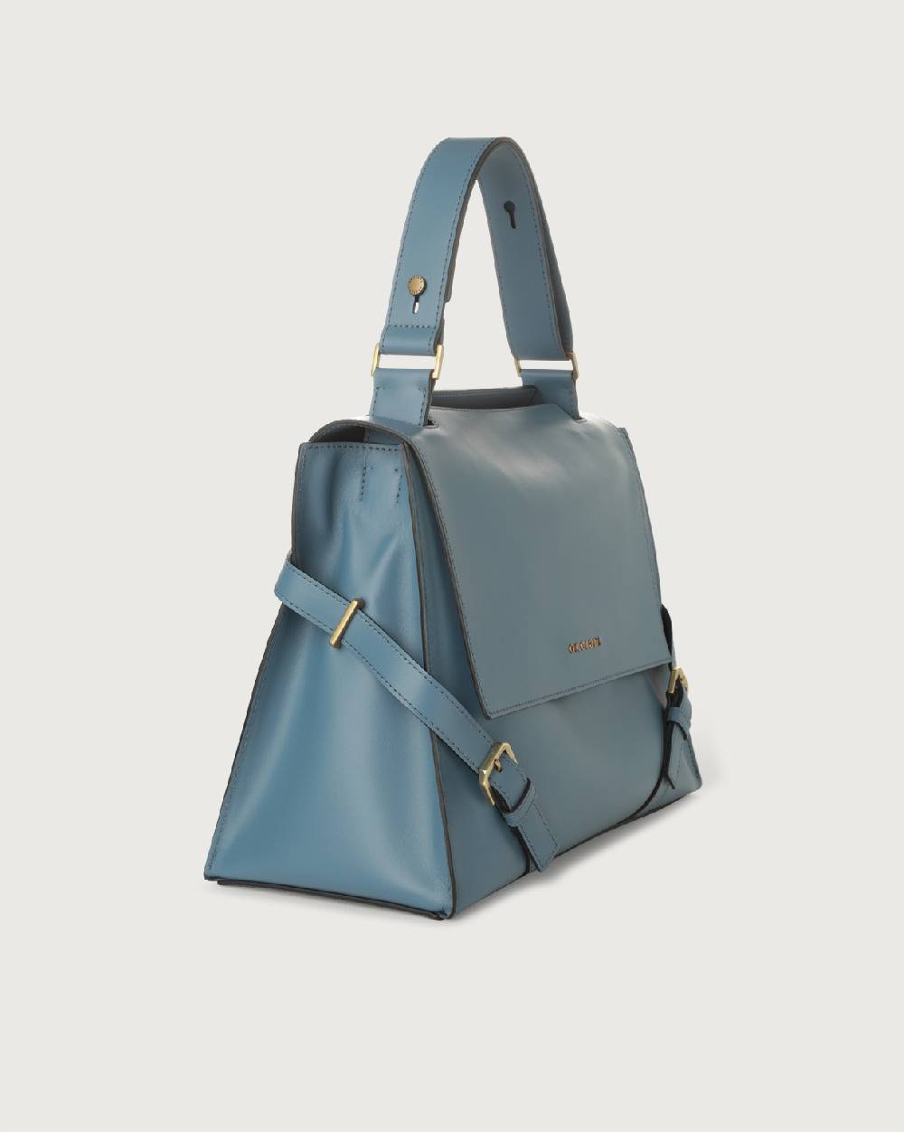 Orciani Borsa Sveva Couture Media a spalla in pelle con tracolla 2025
