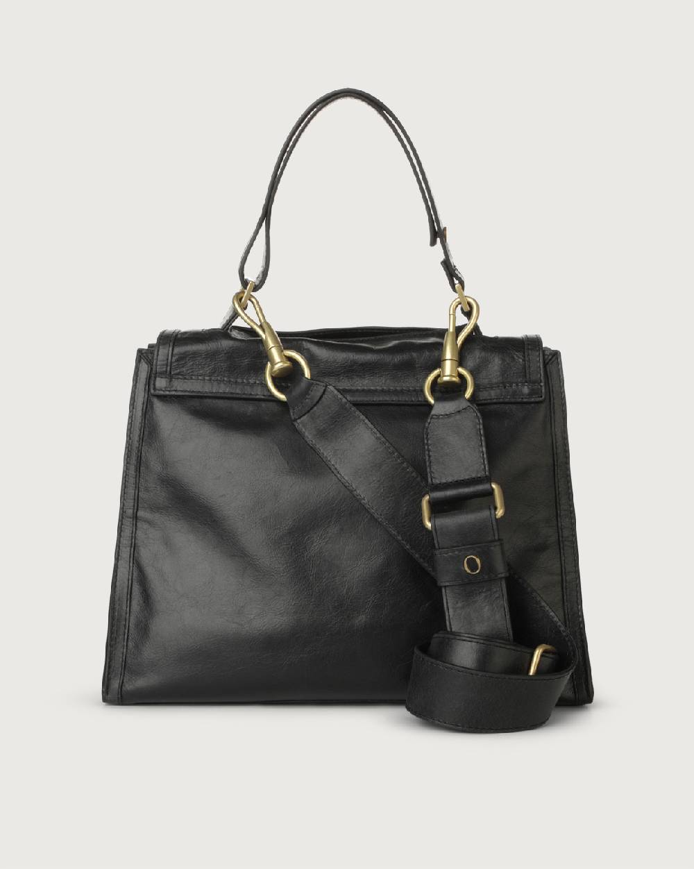 Orciani Borsa Sveva Notturno Media in pelle con tracolla Promozione Limitata