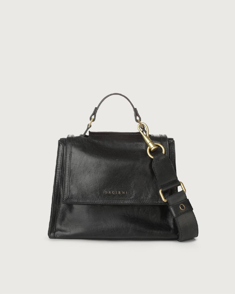 Orciani Borsa Sveva Notturno piccola in pelle con tracolla Fino Al -60%