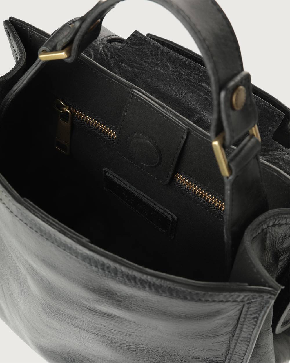 Orciani Borsa Sveva Notturno piccola in pelle con tracolla Fino Al -60%