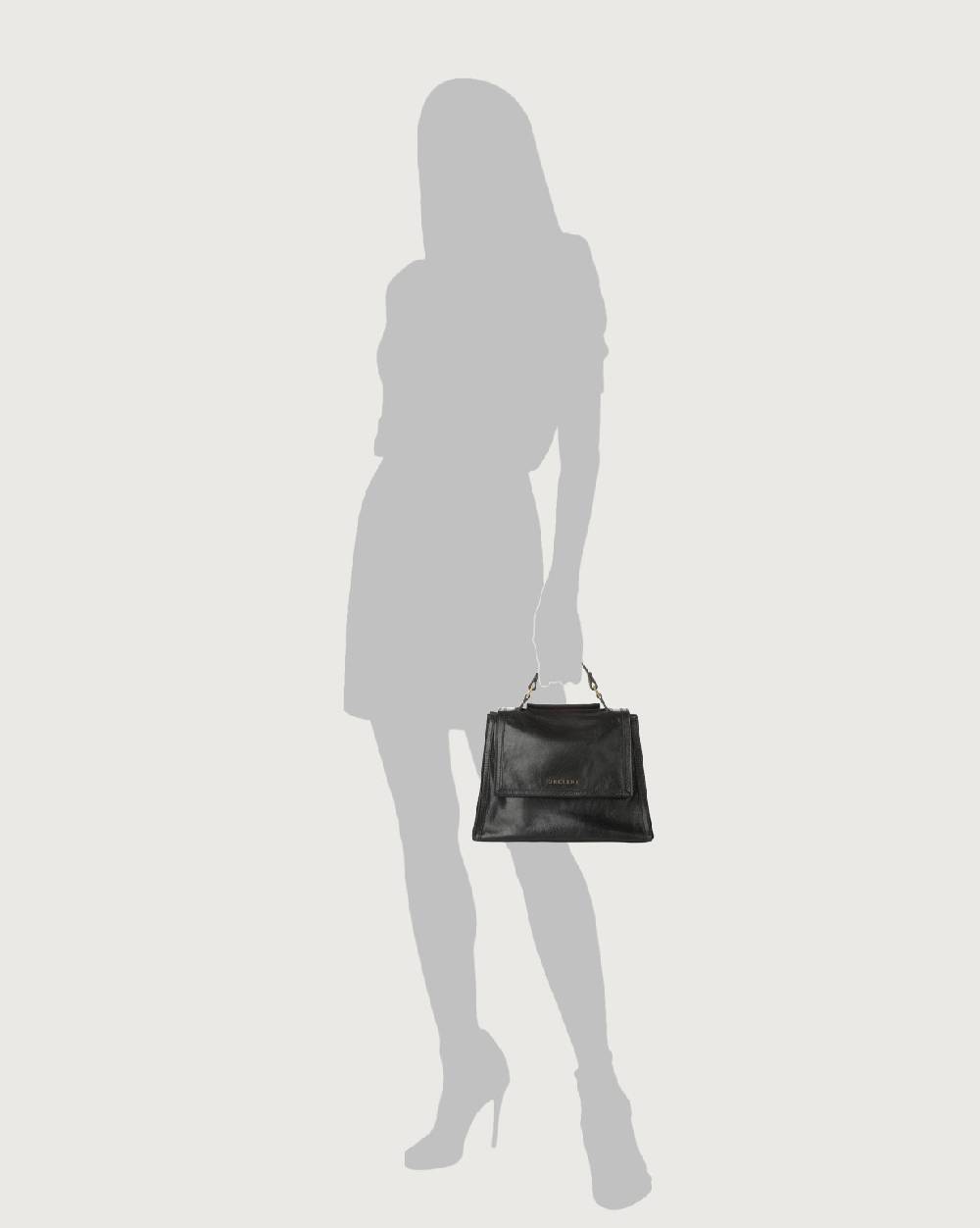 Orciani Borsa Sveva Notturno piccola in pelle con tracolla Fino Al -60%