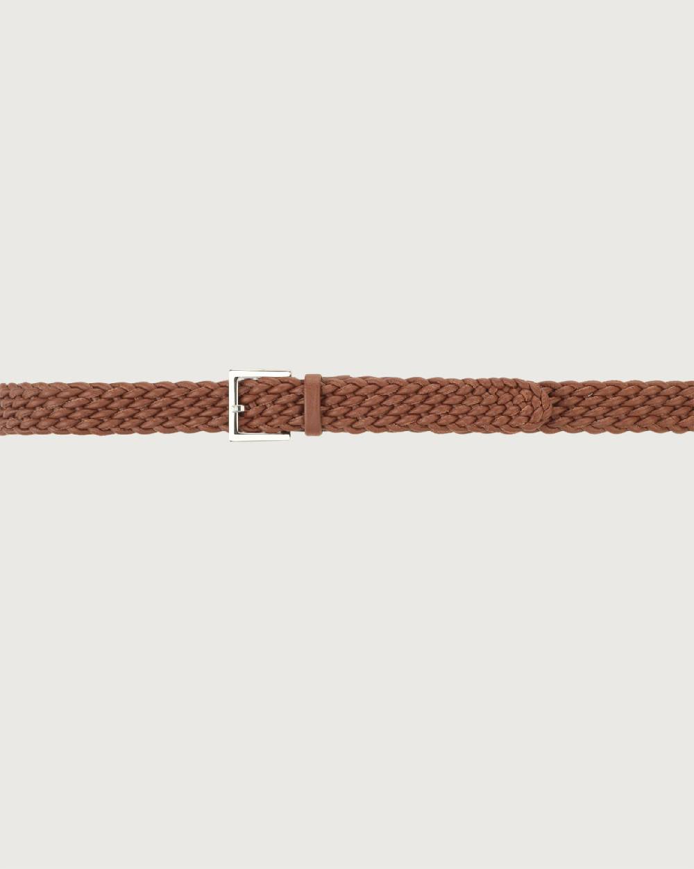 Orciani Cintura intrecciata Micron in pelle Novità