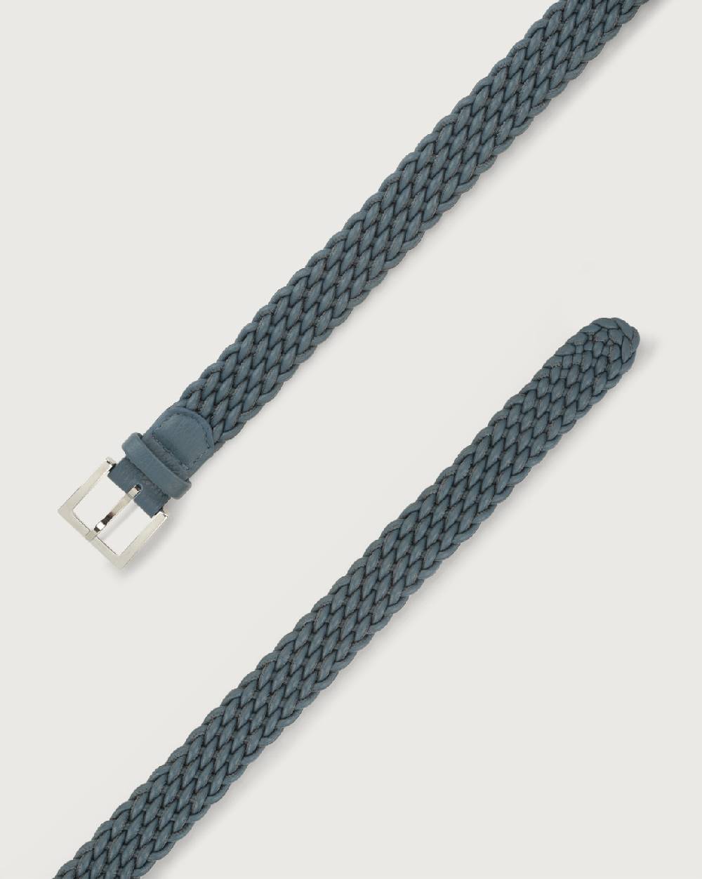 Orciani Cintura intrecciata Micron in pelle In Vendita