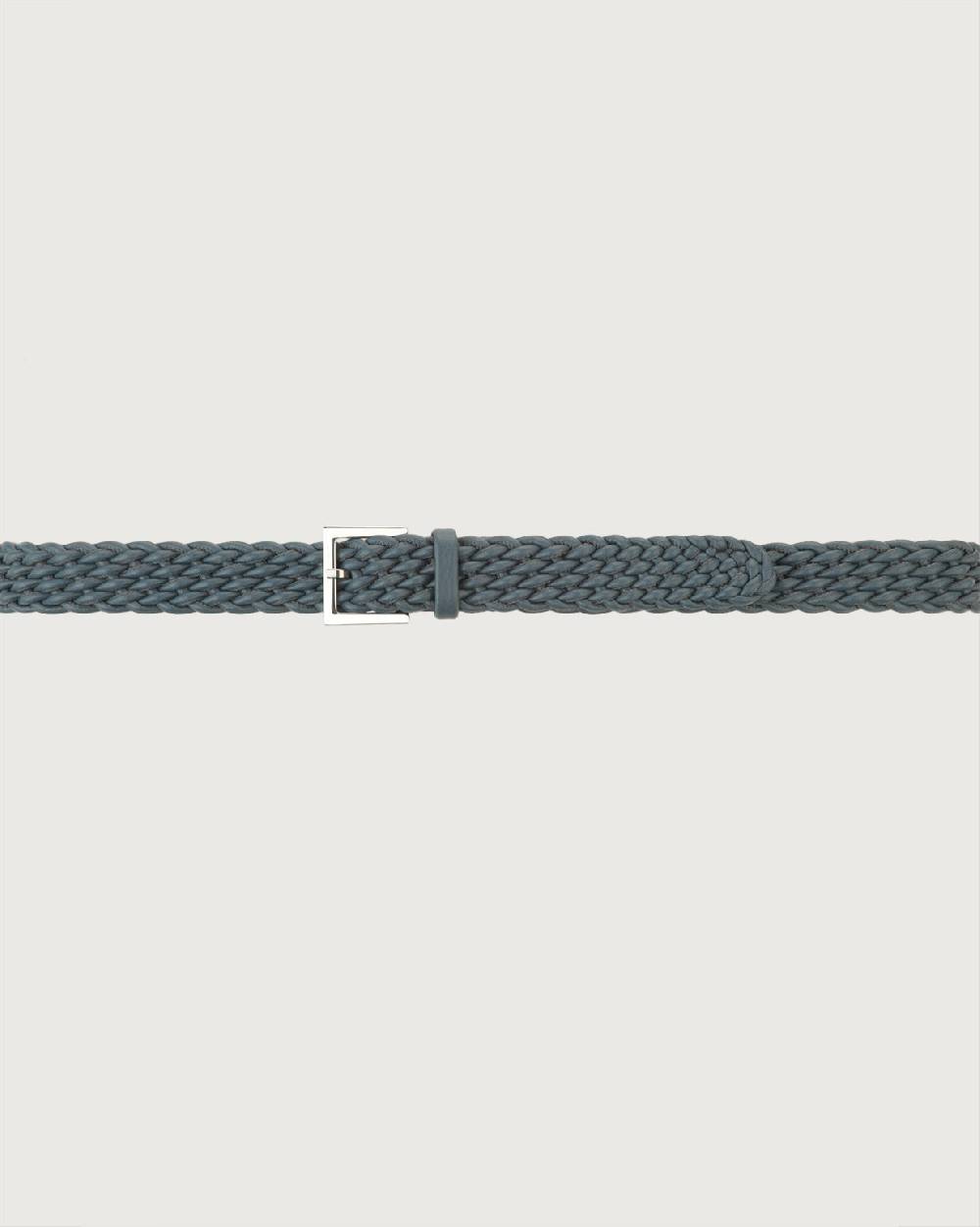 Orciani Cintura intrecciata Micron in pelle In Vendita