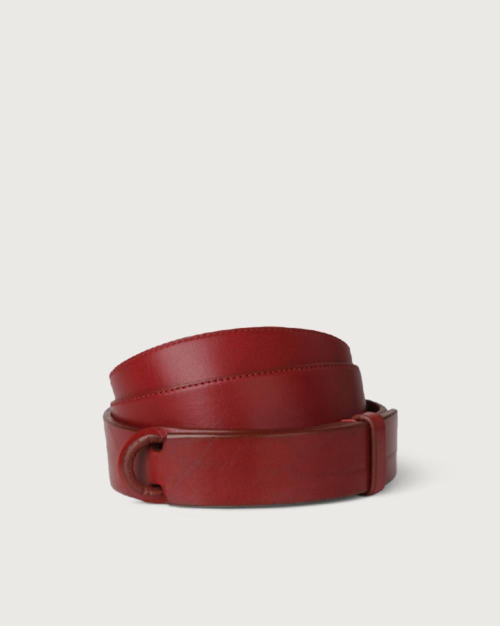 Orciani Cintura Nobuckle Bull in cuoio Moda