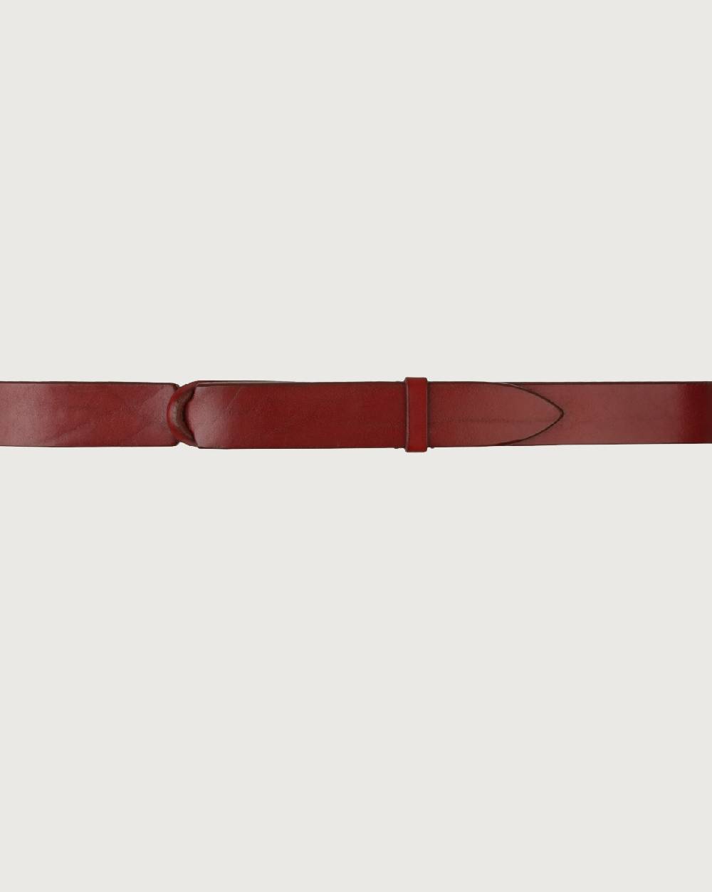 Orciani Cintura Nobuckle Bull in cuoio Moda