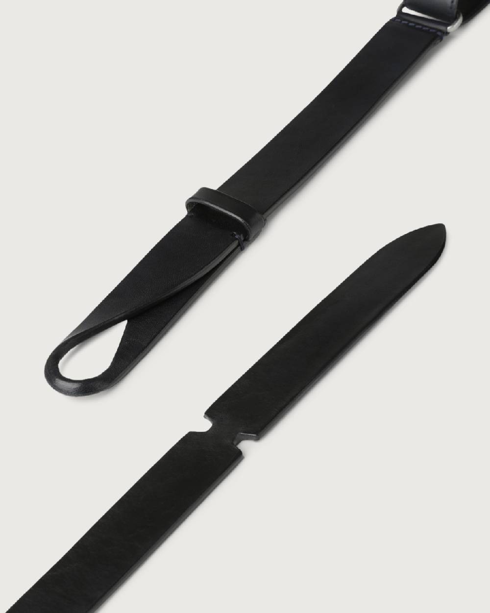 Orciani Cintura Nobuckle Bull in cuoio 2025