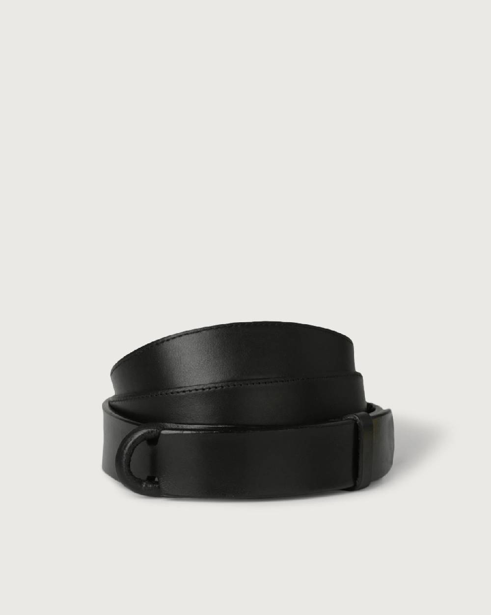 Orciani Cintura Nobuckle Bull in cuoio Italy
