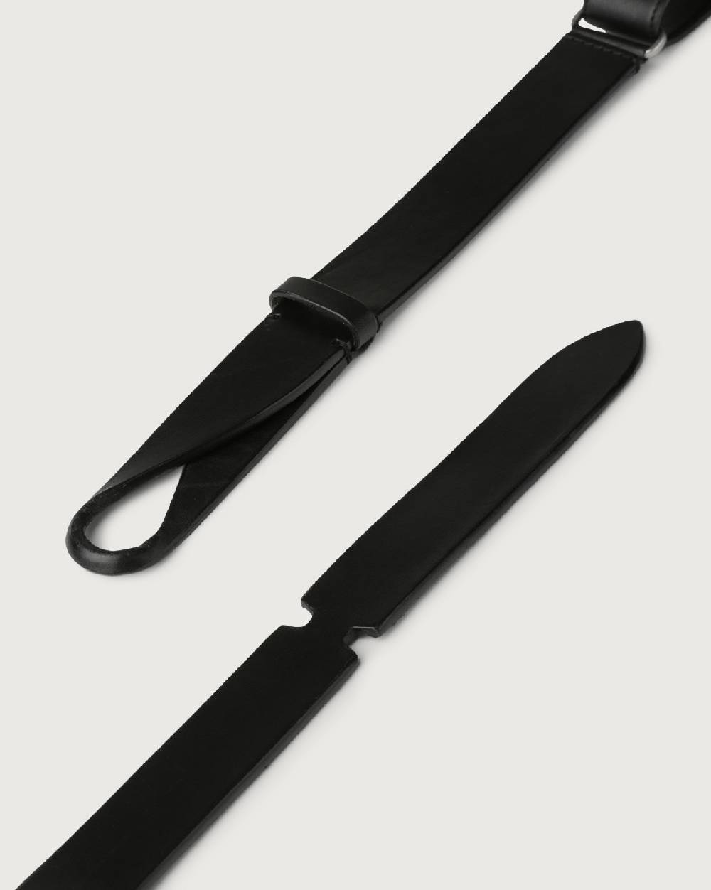 Orciani Cintura Nobuckle Bull in cuoio Italy