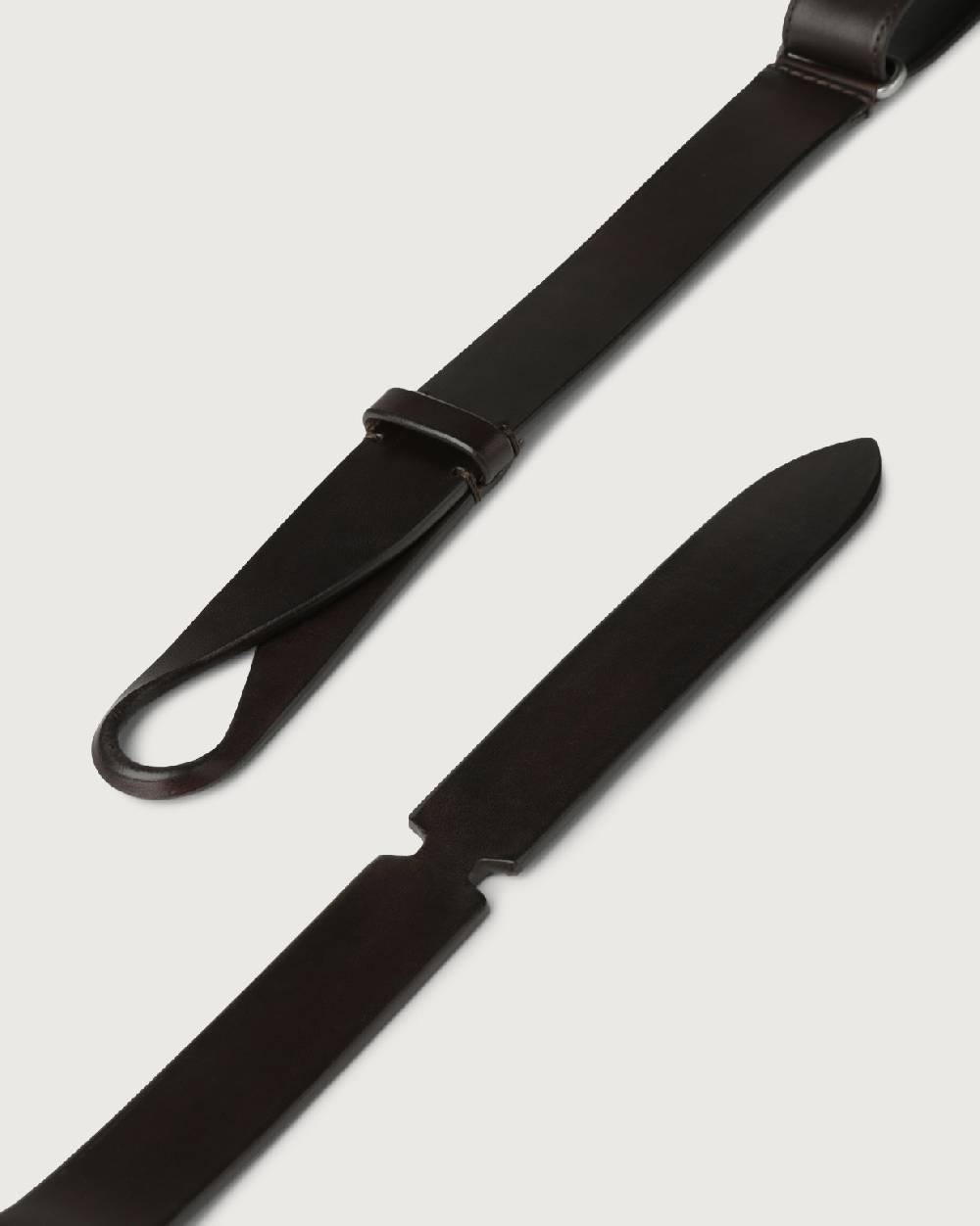 Orciani Cintura Nobuckle Bull in cuoio Qualità