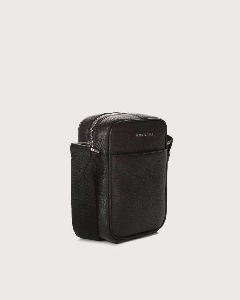 Orciani Borsa a tracolla piccola Timeless in pelle palmellata Presa