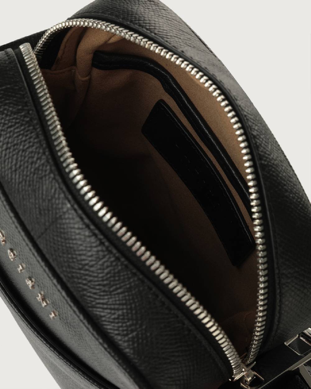 Orciani Borsa a tracolla piccola Timeless in pelle palmellata Presa