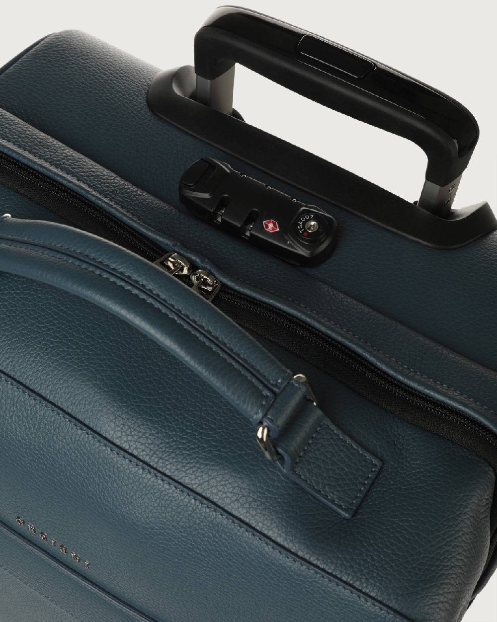 Orciani Trolley Micron due ruote in pelle Online