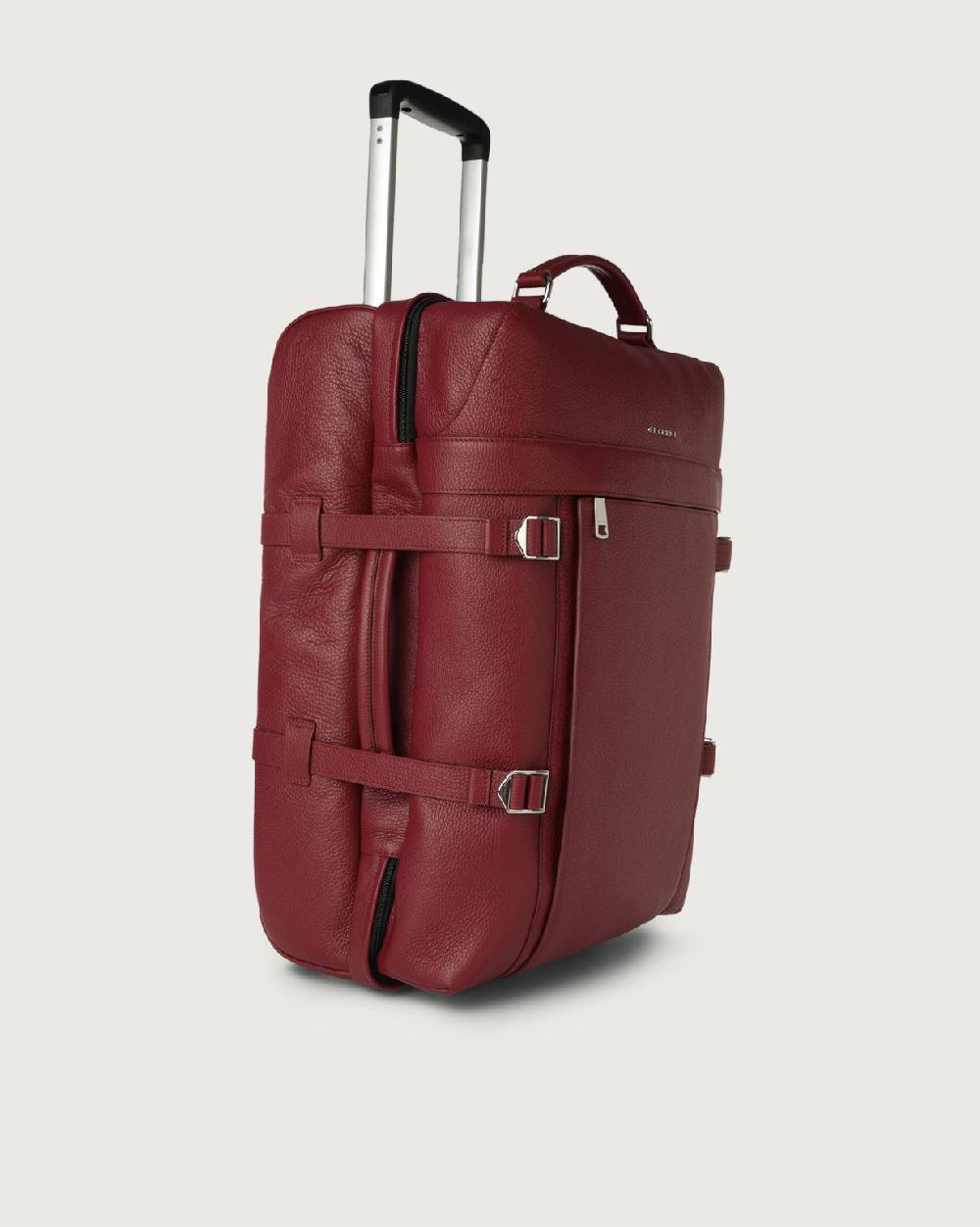 Orciani Trolley Micron due ruote in pelle Outlet