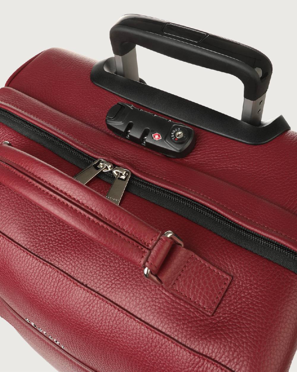 Orciani Trolley Micron due ruote in pelle Outlet