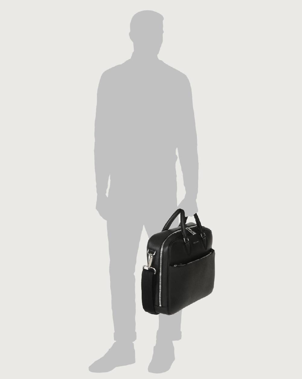Orciani Borsa a mano Business slim Timeless in pelle palmellata Offerte