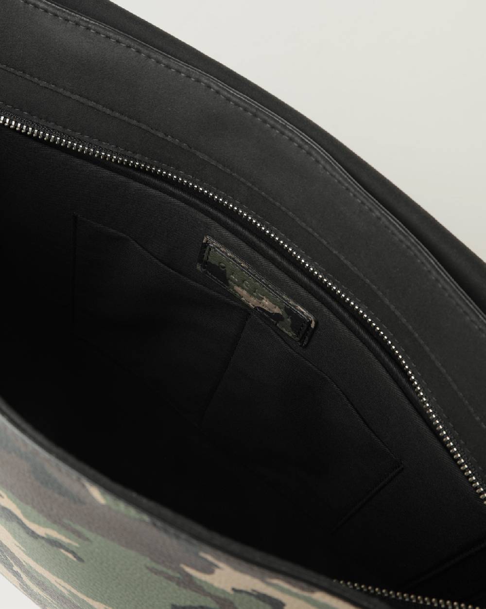 Orciani Borsa messenger Camouflage in pelle Vendita Calda