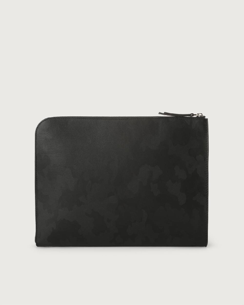 Orciani Pochette slim Skyline in pelle Vendita Economica