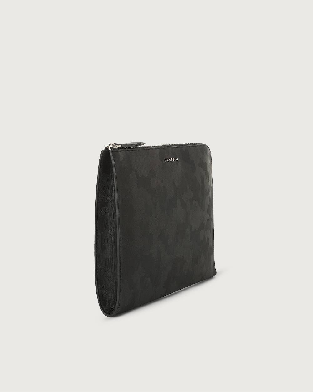 Orciani Pochette slim Skyline in pelle Vendita Economica
