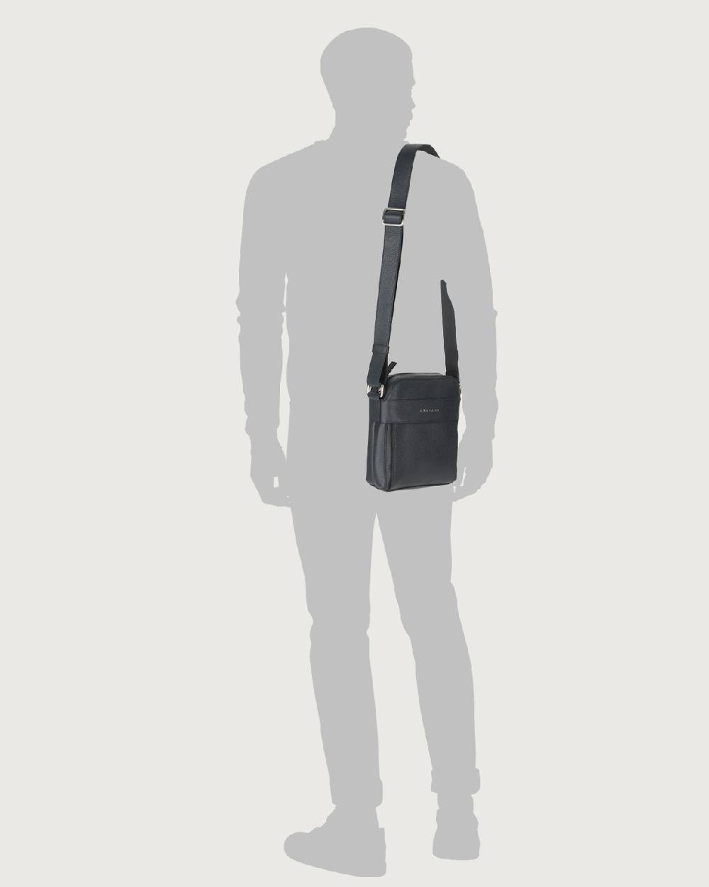 Orciani Borsa messenger piccola Micron in pelle Vendite Flash