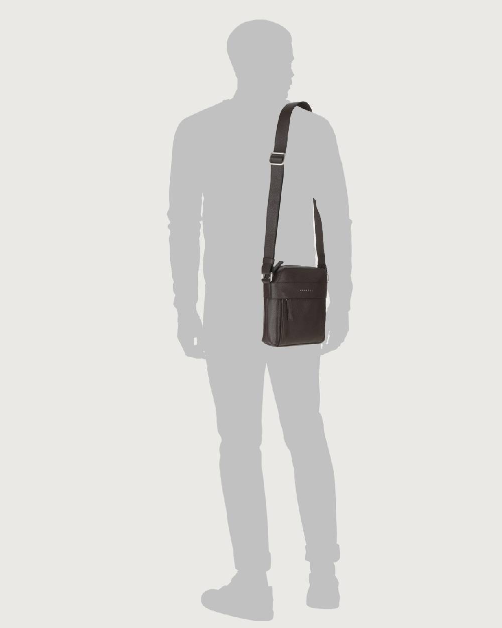 Orciani Borsa messenger piccola Micron in pelle In Saldo