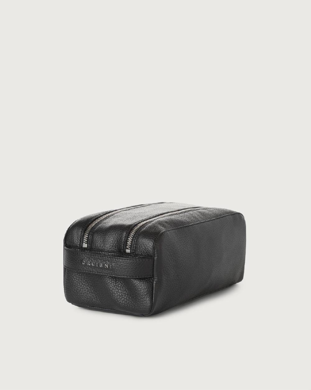 Orciani Beauty case Micron in pelle In Linea