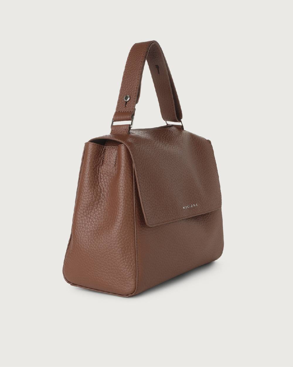 Orciani Borsa Sveva Soft Media a spalla in pelle con tracolla Offerte