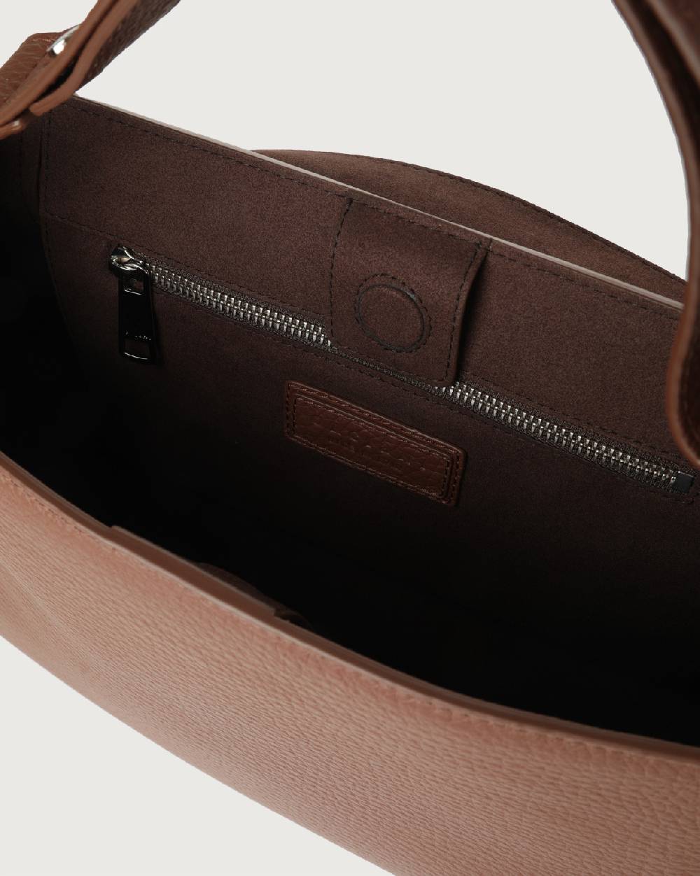 Orciani Borsa Sveva Soft Media a spalla in pelle con tracolla Offerte