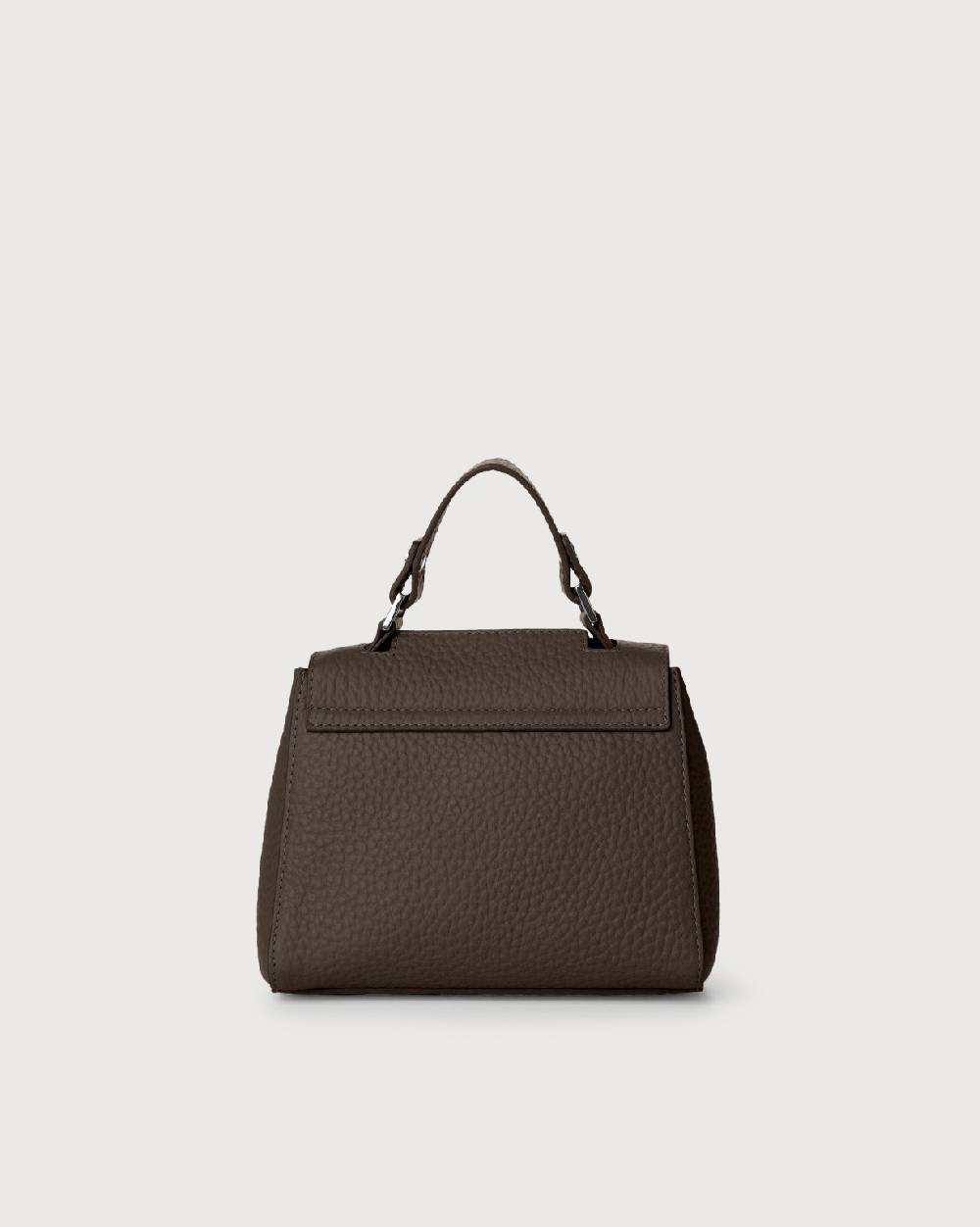 Orciani Borsa Sveva Soft Mini a mano in pelle con tracolla Saldi Di Fabbrica