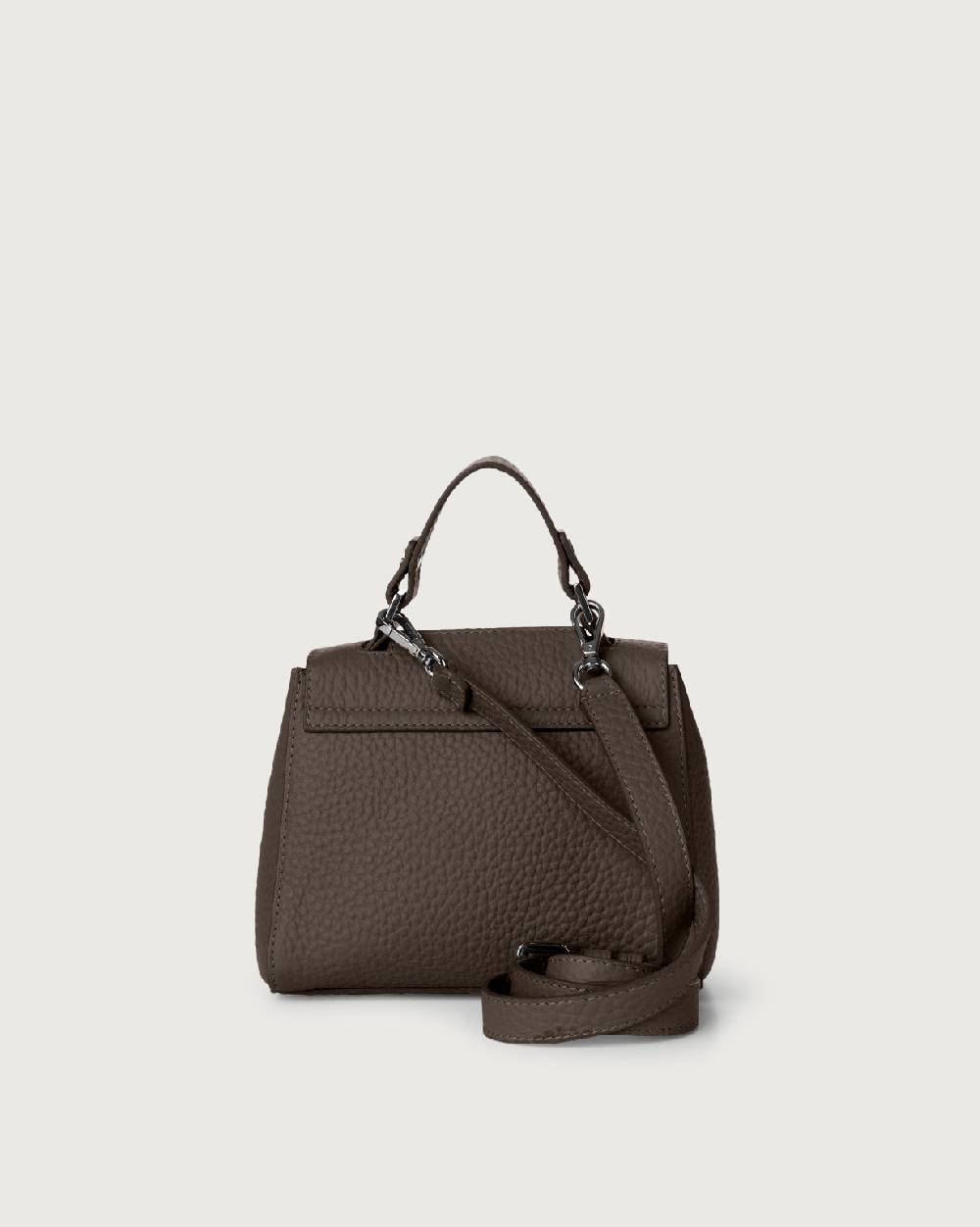 Orciani Borsa Sveva Soft Mini a mano in pelle con tracolla Saldi Di Fabbrica