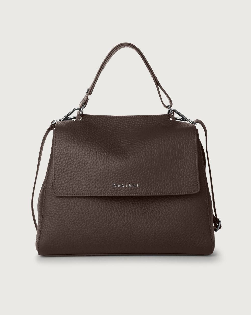 Orciani Borsa Sveva Soft Media a spalla in pelle con tracolla Negozio