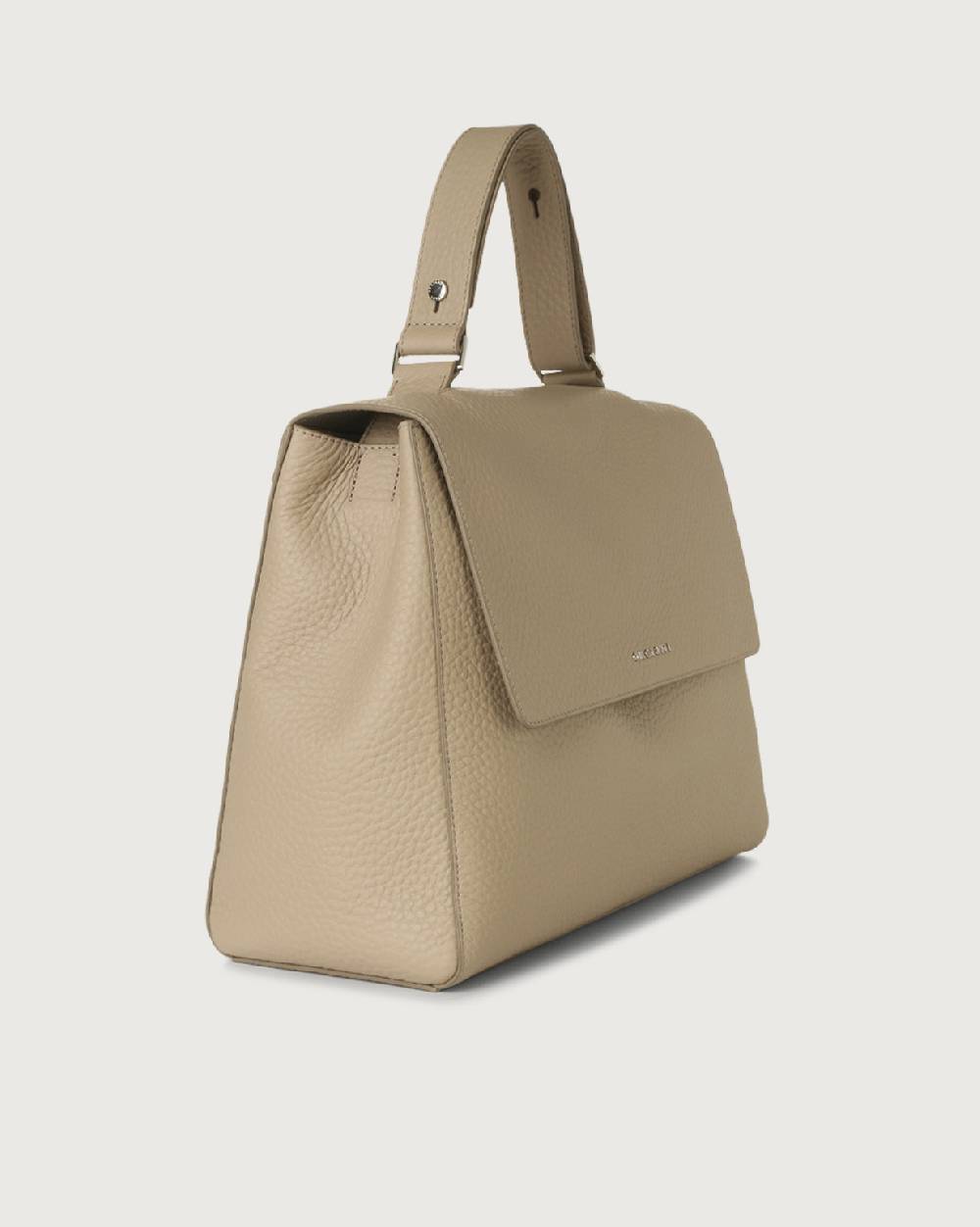 Orciani Borsa a spalla grande Sveva Soft in pelle con tracolla In Saldo
