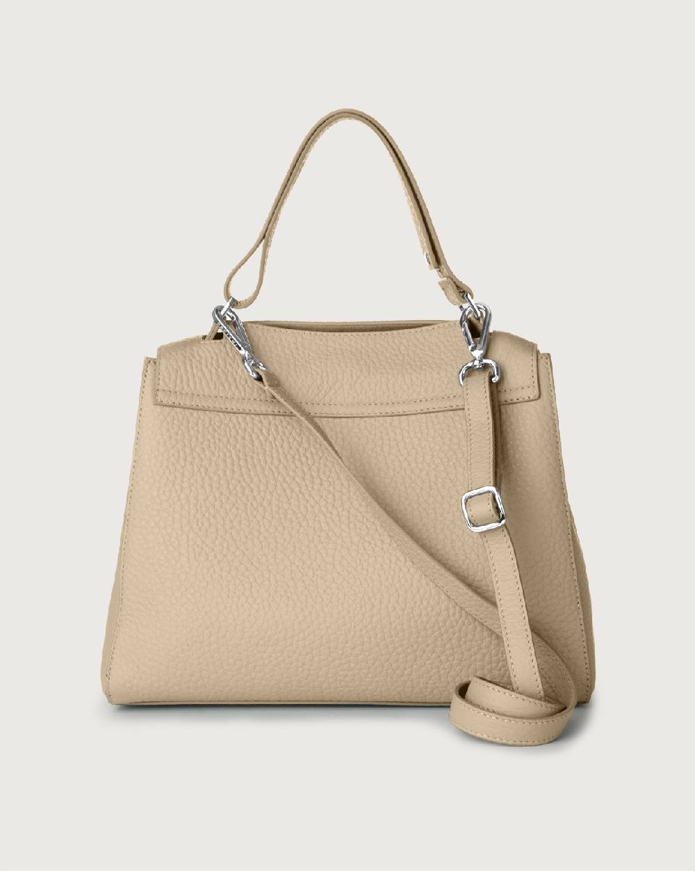 Orciani Borsa Sveva Soft Media a spalla in pelle con tracolla Moda