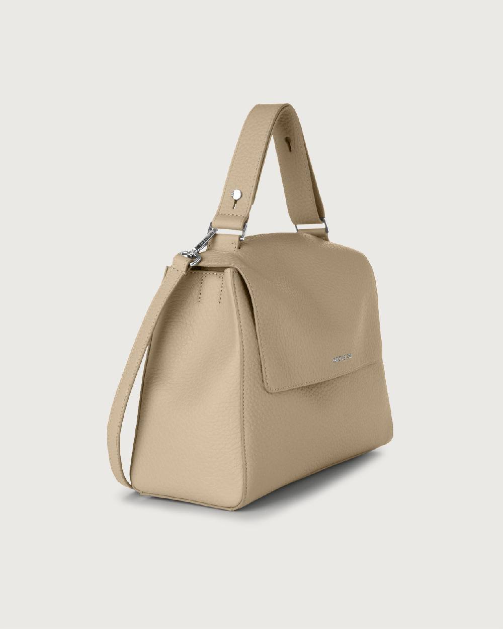 Orciani Borsa Sveva Soft Media a spalla in pelle con tracolla Moda