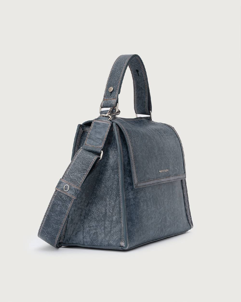 Orciani Sveva Delavè Medium leather handbag with strap Spedizione Gratuita