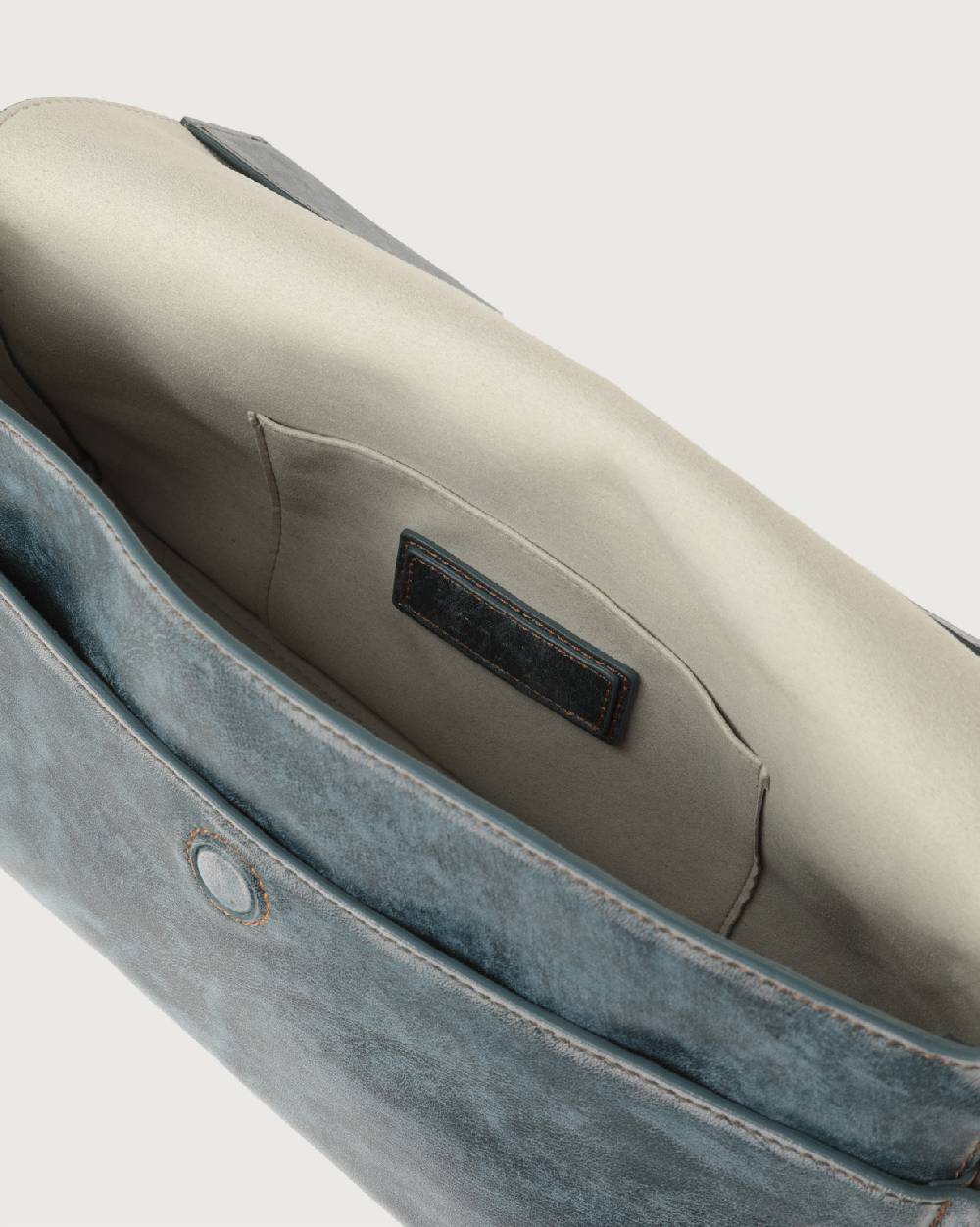Orciani Borsa a spalla Missy Longuette Delavè in pelle con catena e tracolla Pezzi Unici