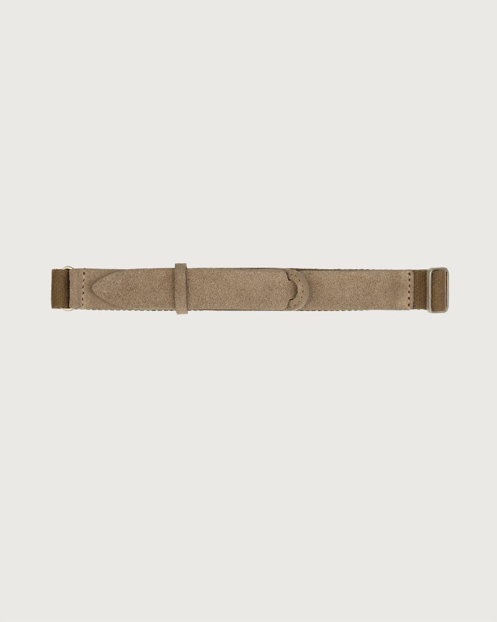Orciani Cintura Nobuckle Kids Suede in camoscio e tessuto Promozione Limitata