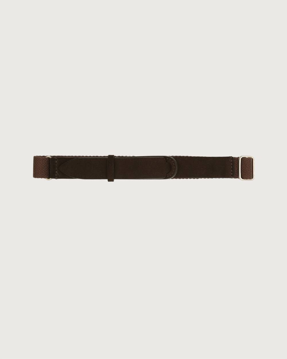 Orciani Cintura Nobuckle Kids Suede in camoscio e tessuto Shopping Online