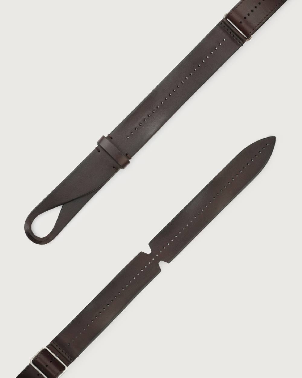 Orciani Cintura Nobuckle Bull Soft in cuoio Sconto